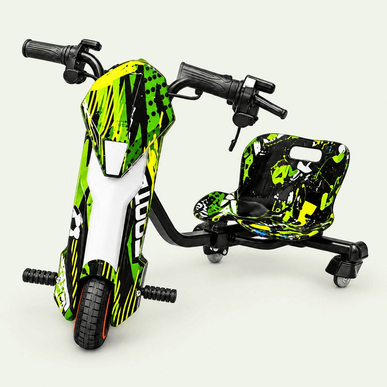MOCHI Carrinho Drift 6,5" — Grafite verde, imagem ilustrativa