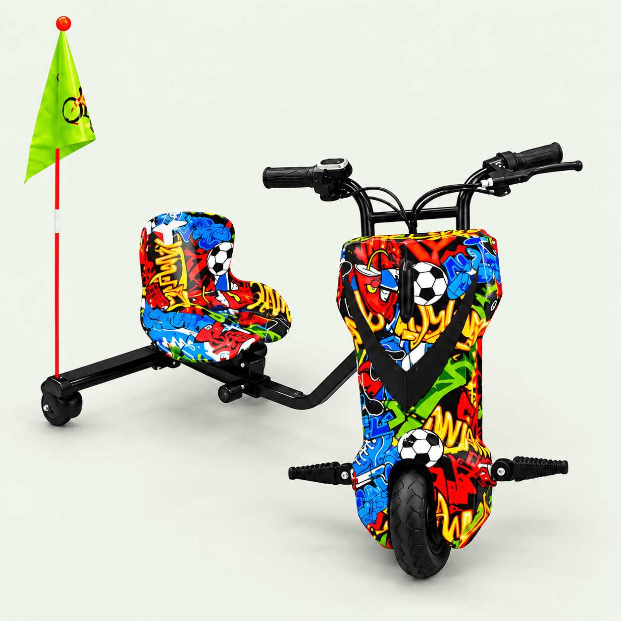 MOCHI Carrinho Drift 8,5" — Grafite multicolor, imagem ilustrativa