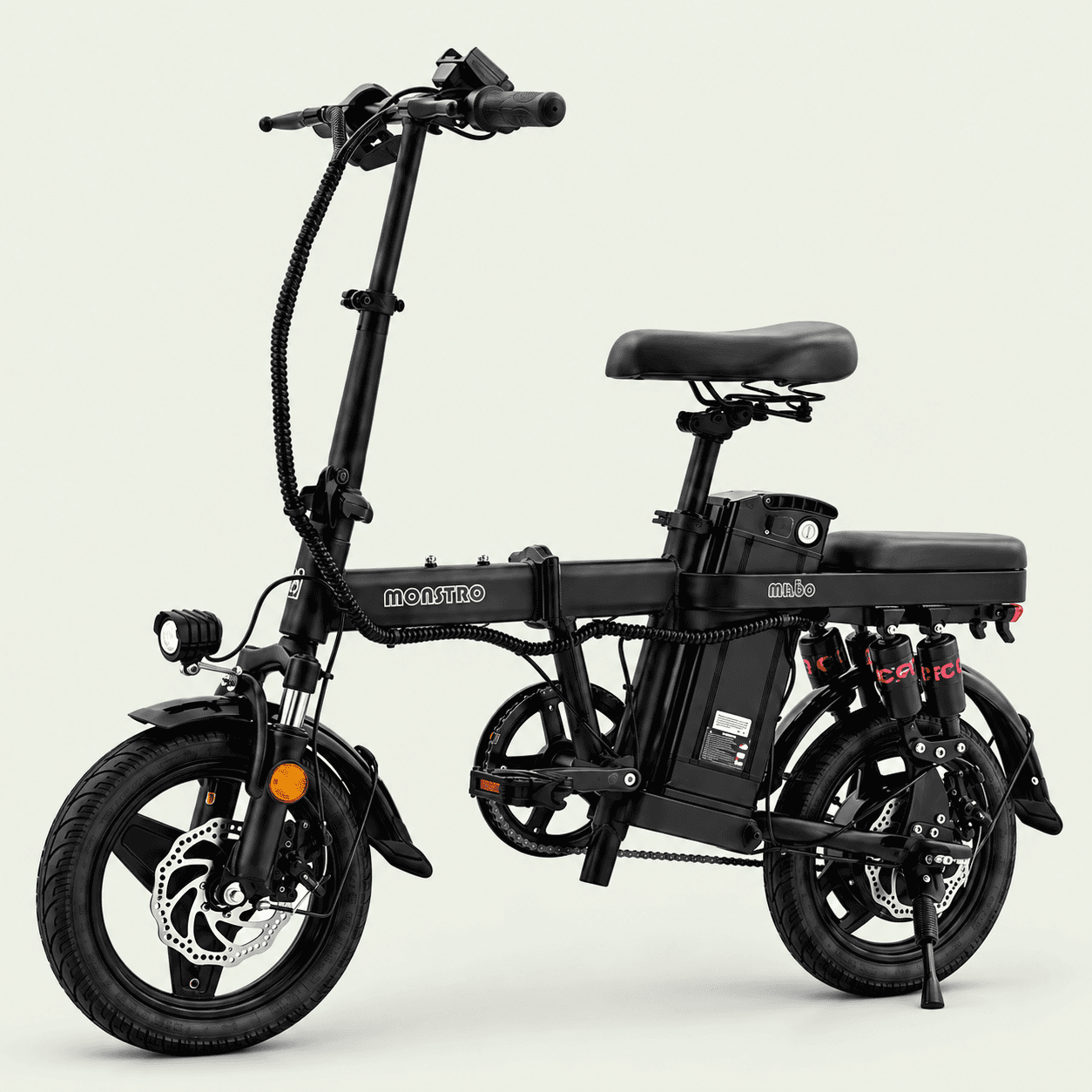 MOCHI E-bike Dobrável — Preto, imagem ilustrativa